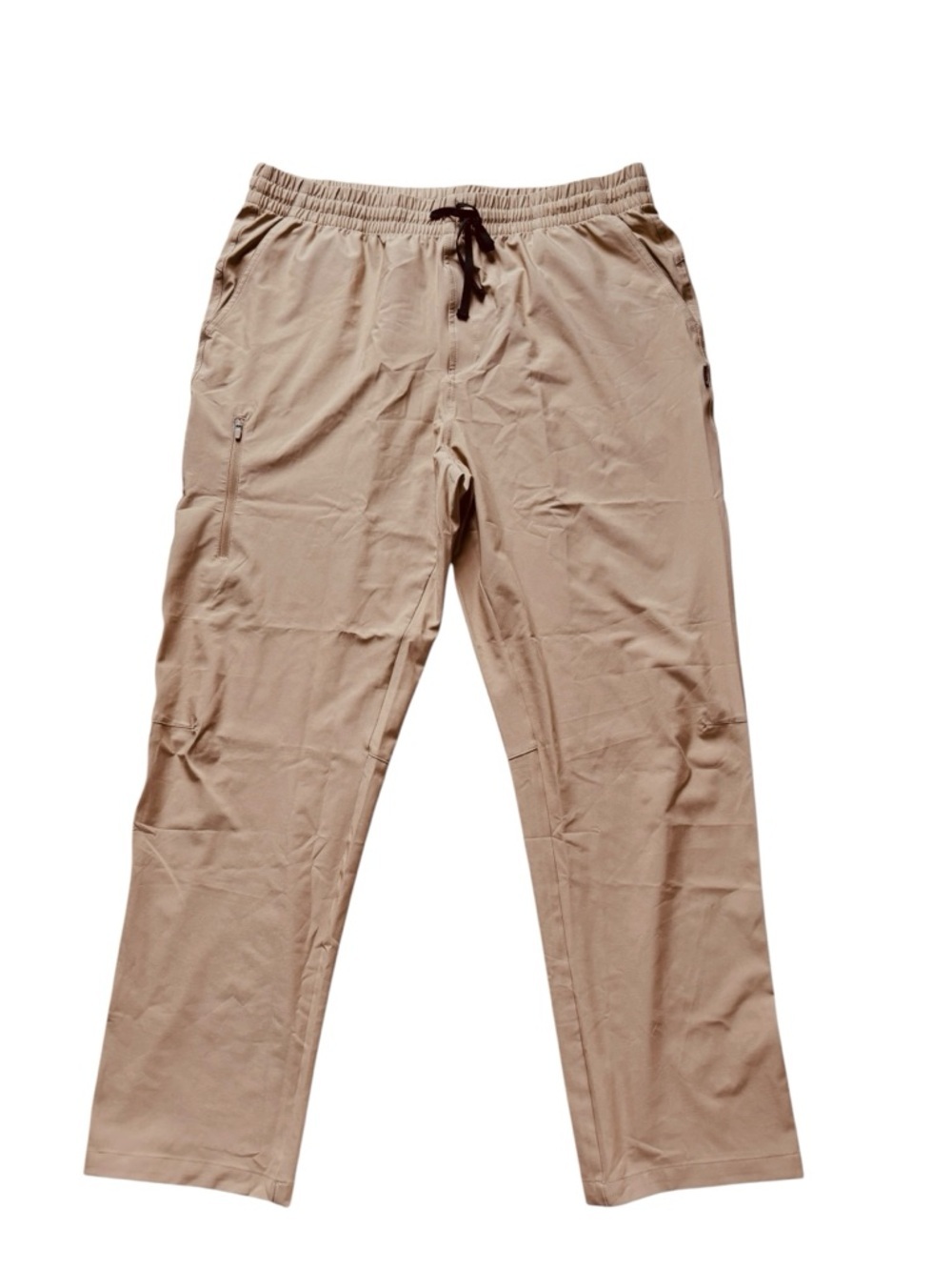 Baleaf Pull On Drawstring Water Resistant Hiking Pant Sz 2X Warm Khaki SPF 50+